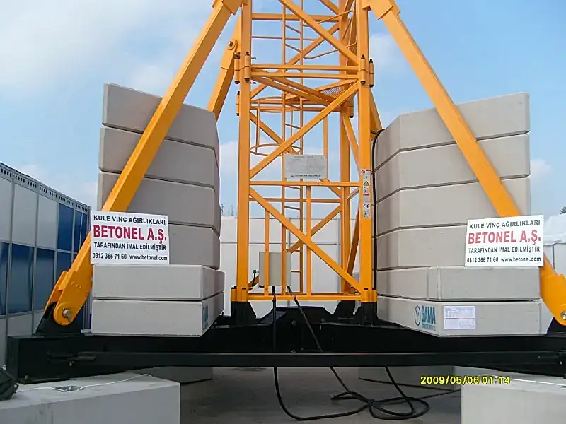 Kule Vinç Ağırlık Taşları